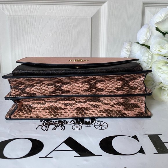 NWT Coach Klare Crossbody In Signature Canvas c7589 $398 - Picture 8 of 10